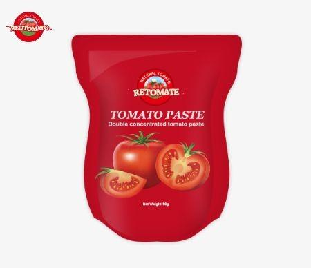 Quality Stand-Up Pouch Containing 56g Of Double-Concentrated Tomato Paste With Purity Ranging From 28% To 100% wholesale