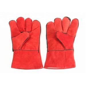 Cheap High Temperature Welding Work Gloves Fully Welted Seams Long Life Span for sale