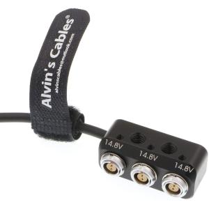 Fischer 3 Pin Male ARRI Alexa 20CM Splitter Box Cable