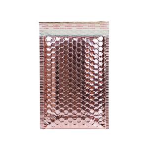 Customizable Rose Gold Bubble Cushioning Packaging Sack