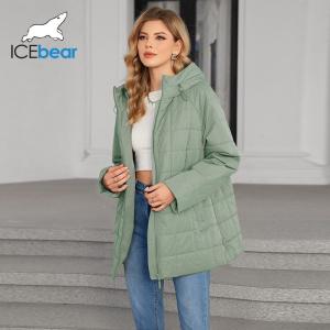 Undetachable Hood Spring / Autumn Padded Coat Basic Style For Fatty Girls No