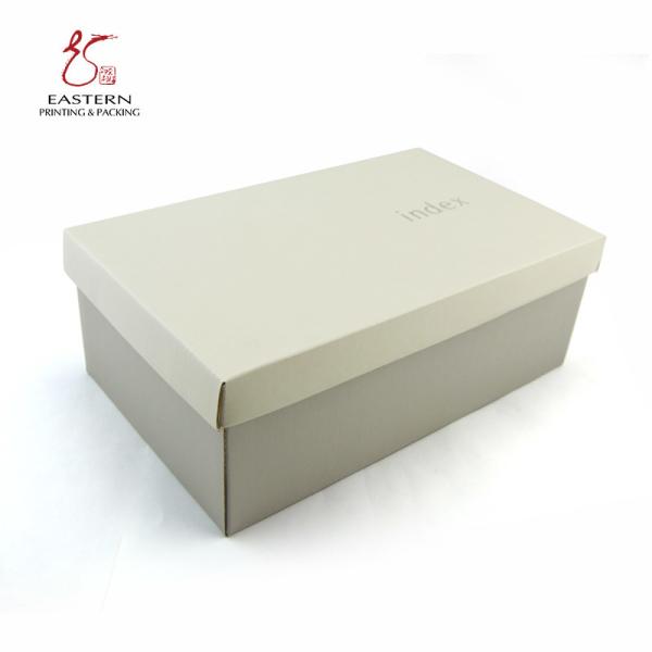 Customized Printing and Foldable Lid Corrugated Cardboard Shoe Box for Packaging