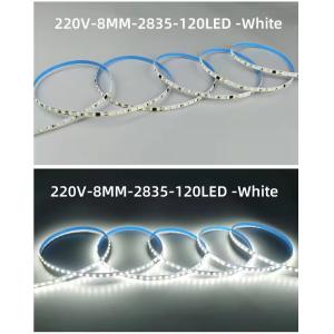 Indoor High Voltage Soft Led Strip Lights Waterproof 230v 220v Warm White 3000k