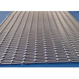 Flexible Anodized Metal Mesh Stair Railing 5.3kg/Sqm Architectural Cable Mesh