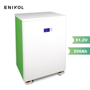 Vertical Home Energy Storage Battery 12.8kwh Lifepo4 Lithium Ion Battery 48 Volt