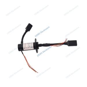 Miniature Capsule Slip Ring With Compact Struction & Three Direction Outlet