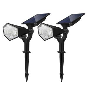 Adjustable IP65 Waterproof SMD3838 LED Outdoor Solar Spot Lights