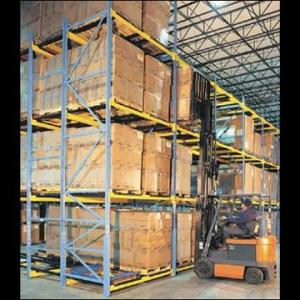 Effective Push Back Racking Steel Racking And Shelving High Utilization Of Space
