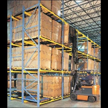 Effective Push Back Racking Steel Racking And Shelving High Utilization Of Space