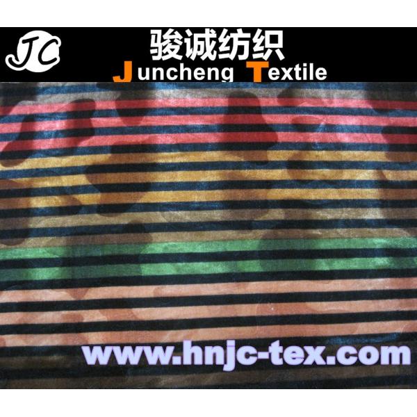 Quality New colorful stripes shimmer and stretchy spendex polyester blended fabric for apparel wholesale