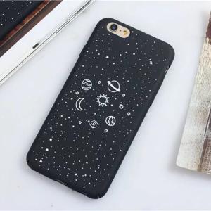 Hard PC Full Icluded Black Universe Star Space Cell Phone Case Cover for iPhone