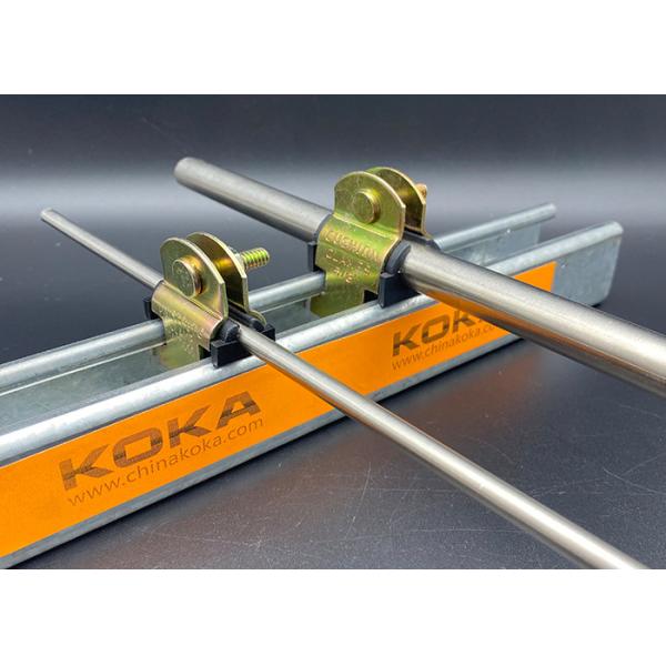 Quality Zinc Plated 3/8'' Strut Mounted Cushion Clamps wholesale