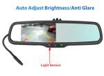 4.3" TFT LCD Car Backup Camera Mirror , Reverse Camera Mirror Kit WSVGA 1024