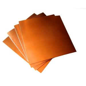 Rectangular C51000 1mm Copper Sheet Surfaces Decoration Customized Size