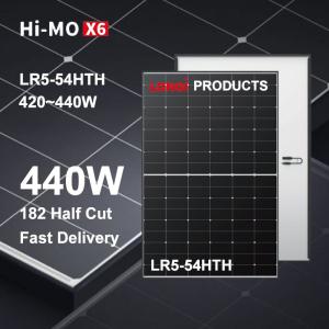 Cheap HPBC Black Frame Longi Hi-MO X6 Scientist 435W 440W Solar Panel for sale