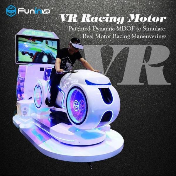 Eye - Catch Appearance Car Driving VR Simulator / Motorcycle Racing Machine