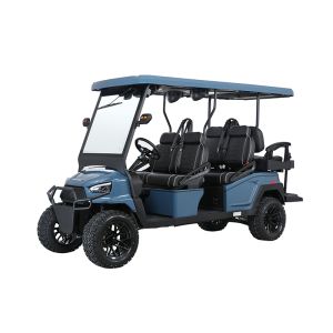 Cheap Safe &amp; Comfortable Lifted Electric Golf Buggy with 4 Seats &amp; 2 Rear 72V 450Ah Lithium Battery for sale