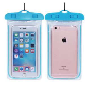 China Custom Plastic Pouches Packaging PVC Waterproof Phone Pouch Bag on sale