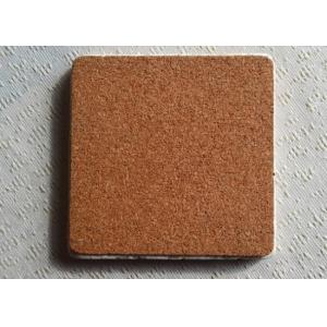 Gifts Plain Stone Coasters , Travertine Square Stone Coasters 10 x 10 cm