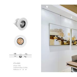 Deep anti-glare Adjustable Recessed lighting COB spotlight downlight ceilling