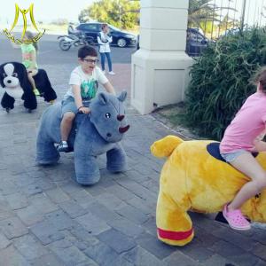 Hansel baby ride on animals stuffed and plush animals toy for mall