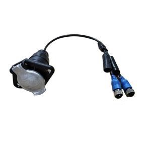 Custom Length 7 Pin Car Reverse Camera Cable For Rear View Camera System