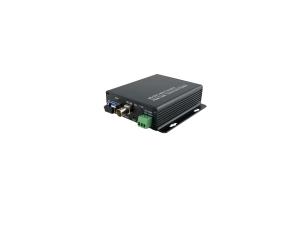 1Ch Hd-sdi fiber optical video transmitter and receiver with SDI loopout and 1 Ch Reverse RS485