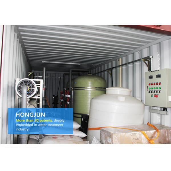 Pretreatment 8t/H Mobile Water Purification Plant Dow / Hydranautics / GE