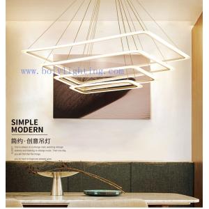 2017 New Modern Rectangle LED Pendant Light With Lamp For Home Decoration