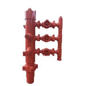 6-5/8'' API Casing LTC BTC Buckle connected 35Mpa Working Pressure Double Plug Cementing Head