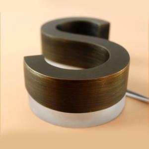 Advertising Custom Backlit Letter PC Acrylic 3D Letters LED Illuminated Sign for