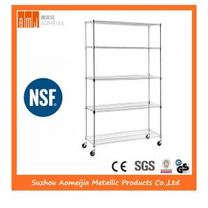 China NSF Household Light Duty Metal Wire Shelving Factory on sale