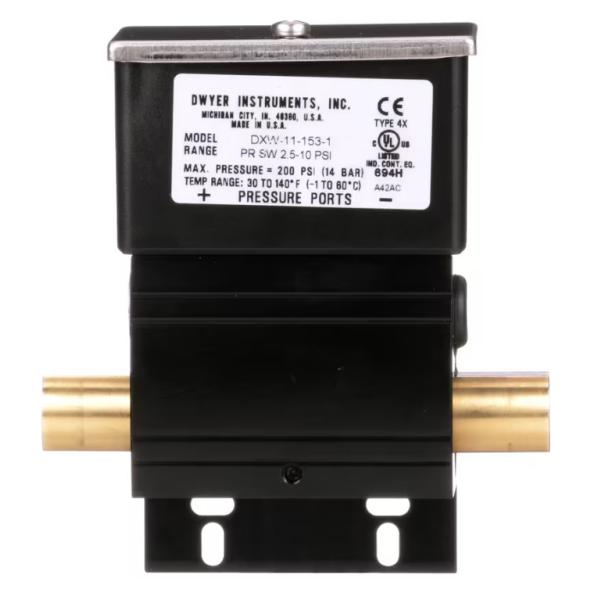 Dwyer Differential SPDT Pressure Switch DXW-11-153-1/ DXW-11-153-2/ DXW-11-153-3