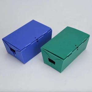 Customized Reusable Plastic Corrugated Storage Box Orange Hollow Sheet Archival