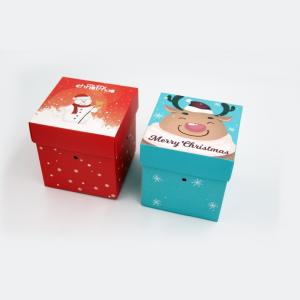 Eco-friendly Christmas Eve Apple Gift Box Recyclable and CMYK 4 Color Offest