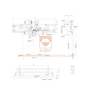 Professional Elevator Door Operator Elevator Parts With VVVF Control System