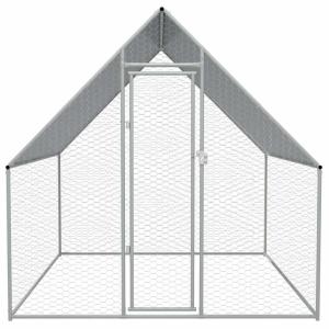 China Chicken Run Kennel 2m x 3m Walk In Chicken Cage Coop For Rabbit Hen Cage Pen with PE cover on sale