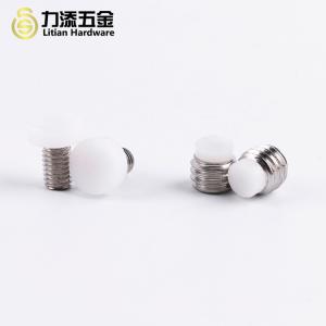 DIN915 White Head Set Screw , OEM Precision Socket Set Screw