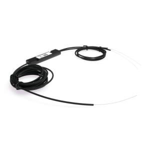 China 1x2 Fused Coupler IRVIS Multimode Black Armoured Cable 850nm / 1310 Nm on sale