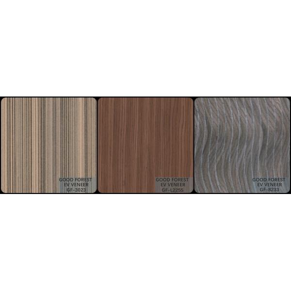 Engineered Custom Wood Veneer Panels Irregular Texture For Decoration ISO
