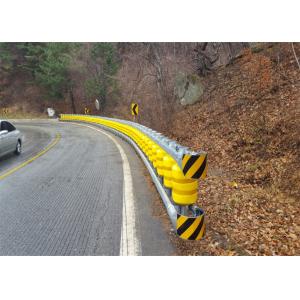 High Speed Guardrail Rotating Safety Road Barriers Anti Collision EVA Material