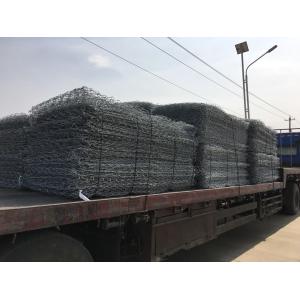Silver Galvanized Steel Wire Gabion Box 1m - 2m Width