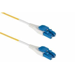 2.0 Mm Single Mode Fiber Patch Cord Switchable Uniboot Duplex OS2 PVC OFNR