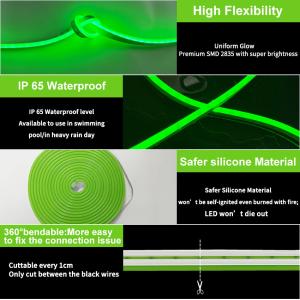 12V DC LED Neon Flex Light 120° Any Bend,Cut 1cm Unit