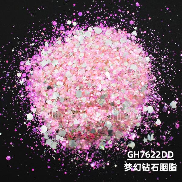 Bulk Chunky Loose Rainbow Holographic Glitter Sequin Polyester 3D Cats