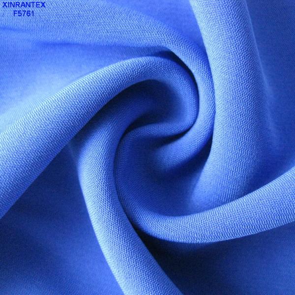 F5761 lady fashion polyester four ways spandex micro moss touch feeling