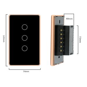 Smart Home Lights Wall Switch Controller Smart Home System Iot Wifi Zigbee Touch