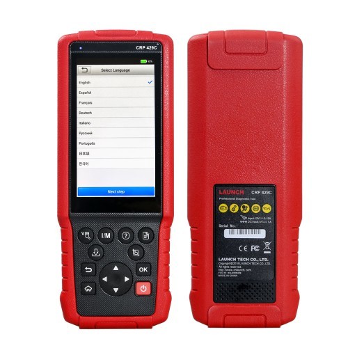CRP 429C OBD2 Code Scanner Auto Diagnostic Tool LAUNCH X431 CRP429C For Engine
