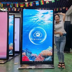 75 100 Inch Indoor Touch Screen Advertising Kiosk CMS Software LCD Displays
