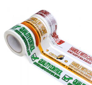Cheap Mailing Printed BOPP Tape 0.04mm - 0.2mm Up To 8 Colors Customized for sale